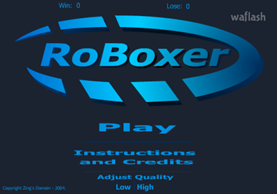 로복서 (RoBoxer) 게임 화면 1