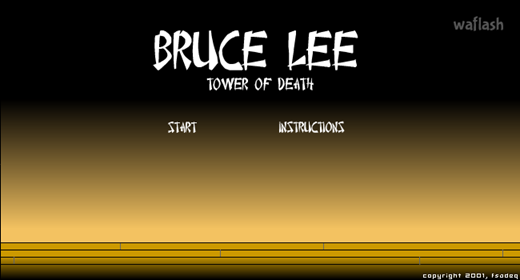브루스 리 - 타워 오브 데스 (Bruce Lee - Tower of Death) 게임 화면 1
