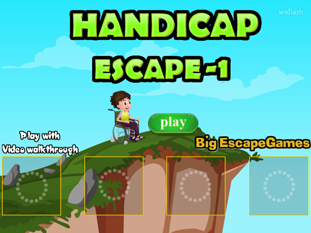BIG 핸디캡 이스케이프 1 (Handicap Escape 1) 게임 화면 1