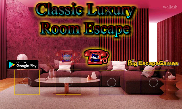BIG 클래식 럭셔리 룸 이스케이프 (BIG Classic Luxury Room Escape) 게임 화면 1