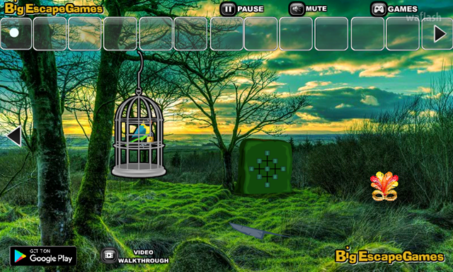 BIG 산골짜기 앵무새 탈출 (BIG Mountain Valley Parrot Escape) 게임 화면 2