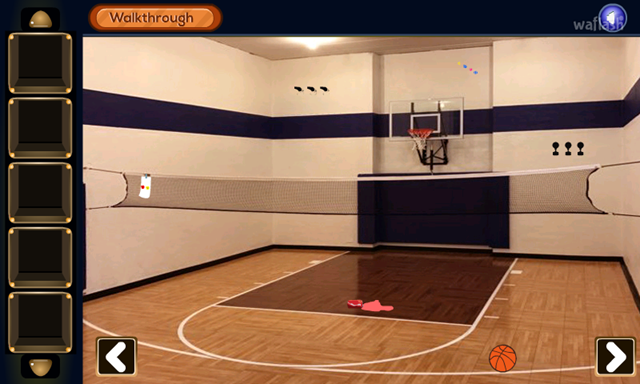 GFG 실내 농구 코트 탈출 (Indoor Basketball Court Escape) 게임 화면 2