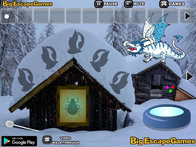 BIG 스노우 드래곤 포레스트 이스케이프 (BIG Snow Dragon Forest Escape) 게임 화면 2