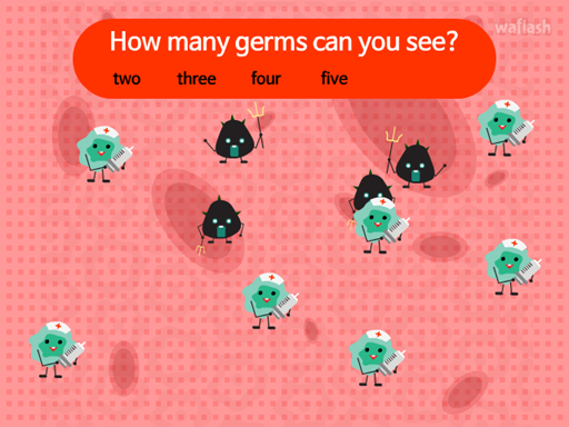 마이두군 렛츠 플레이 더 게임 - How many germs can you see? 게임 화면 1