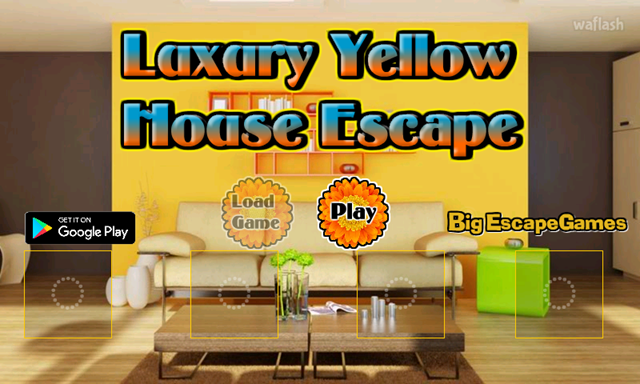 BIG 럭셔리 옐로우 하우스 이스케이프 (BIG Luxury Yellow House Escape) 게임 화면 1