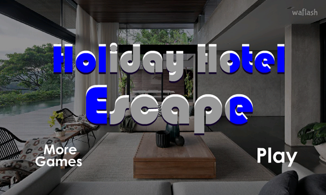 GFG 홀리데이 호텔 이스케이프 (Holiday Hotel Escape) 게임 화면 1