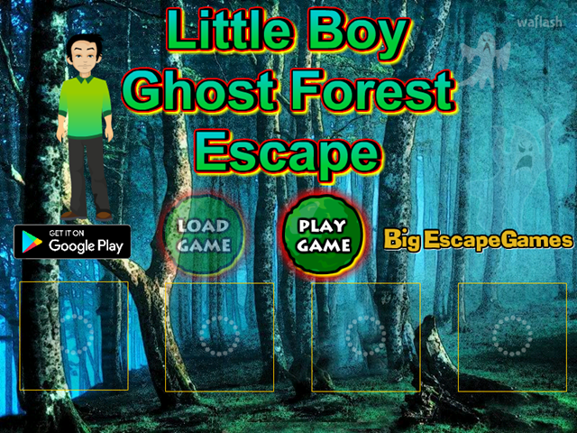 BIG 리틀 보이 고스트 포레스트 이스케이프 (BIG Little Boy Ghost Forest Escape) 게임 화면 1