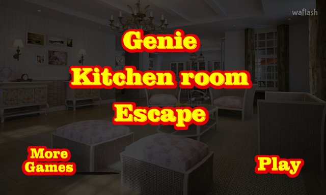 GFG 키친 룸 이스케이프 (Genie Kitchen Room Escape) 게임 화면 1