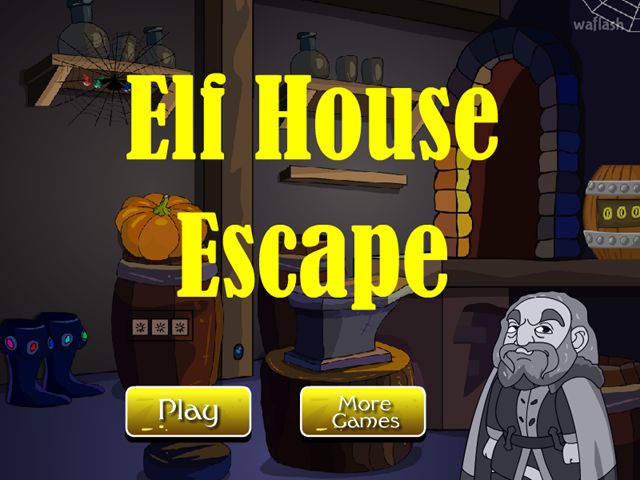 GFG 엘프 하우스 이스케이프 (Elf House Escape) 게임 화면 1