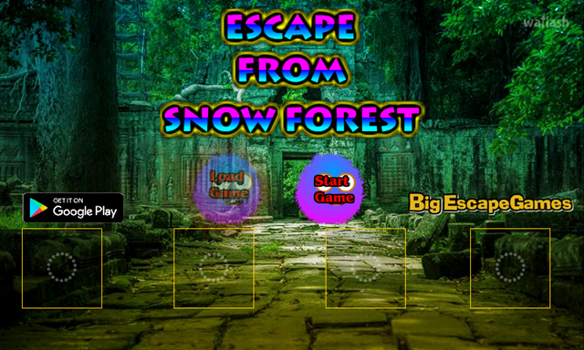 BIG 이스케이프 프롬 스노우 포레스트 (BIG Escape from Snow Forest) 게임 화면 1