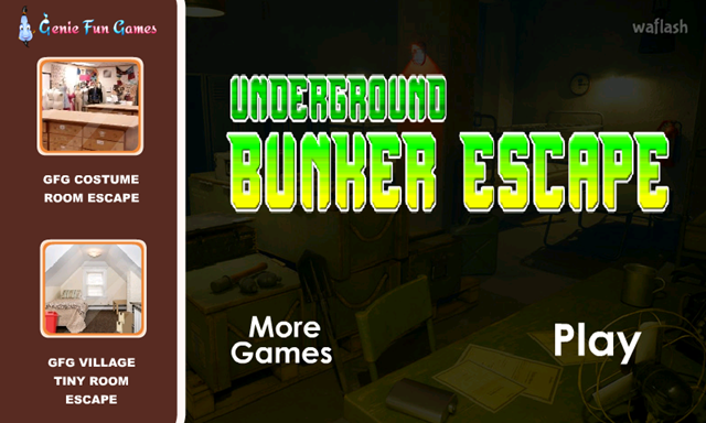 GFG 지하 벙커 탈출 (Underground Bunker Escape) 게임 화면 1
