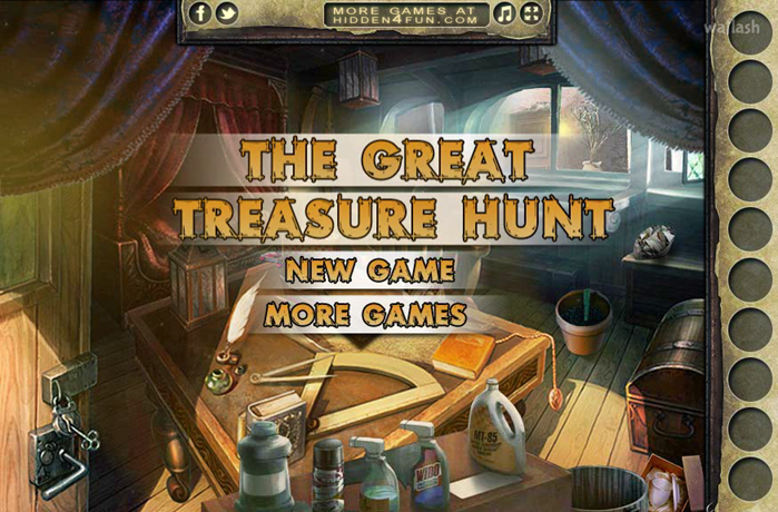 Hidden4Fun 숨은그림찾기 - The Great Treasure Hunt 게임 화면 1