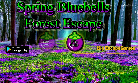 BIG 스프링 블루벨스 포레스트 이스케이프 (BIG Spring Bluebells Forest Escape) 게임 화면 1