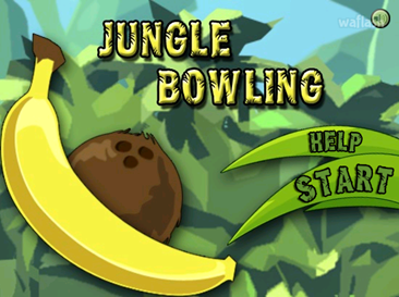 정글 볼링 (Jungle Bowling) 게임 화면 1