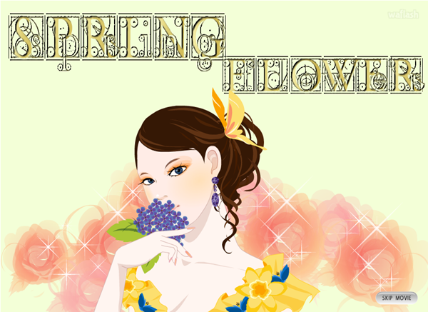 쁘띠파우더 - Spring Flower 게임 화면 1