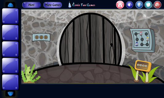 GFG 돌고래 집 10개의 문 탈출 (Genie Dolphin House 10 Door Escape) 게임 화면 2
