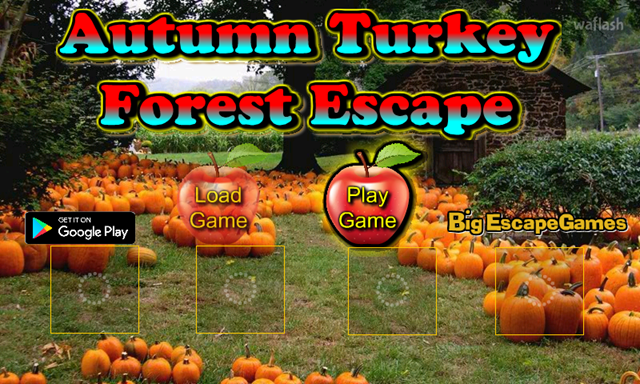 BIG 가을 칠면조 숲 탈출 (BIG Autumn Turkey Forest Escape) 게임 화면 1