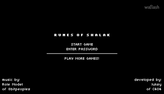 룬즈 오브 살랙 (Runes of Shalak) 게임 화면 1