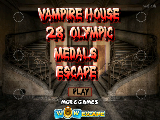 뱀파이어 하우스 28 올림픽 메달 이스케이프 (Vampire House 28 Olympic Medals Escape) 게임 화면 1
