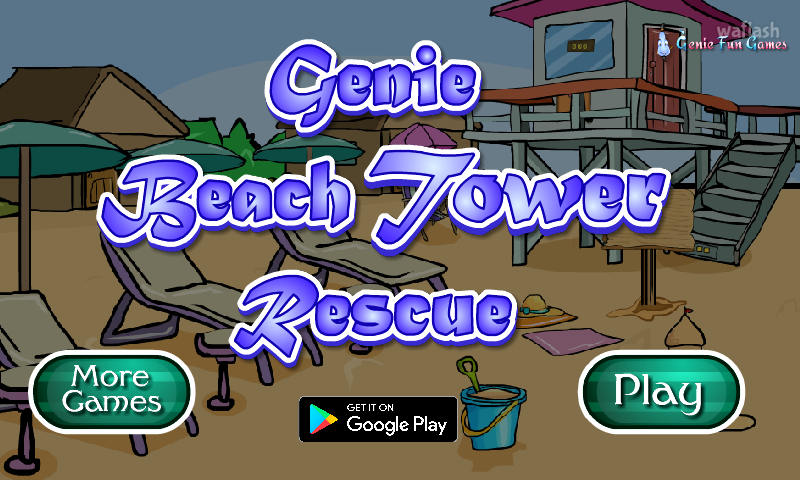 GFG 비치 타워 레스큐 (Genie Beach Tower Rescue) 게임 화면 1