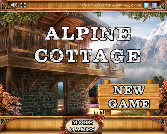 Hidden4Fun 숨은그림찾기 - Alpine Cottage 게임 화면 1