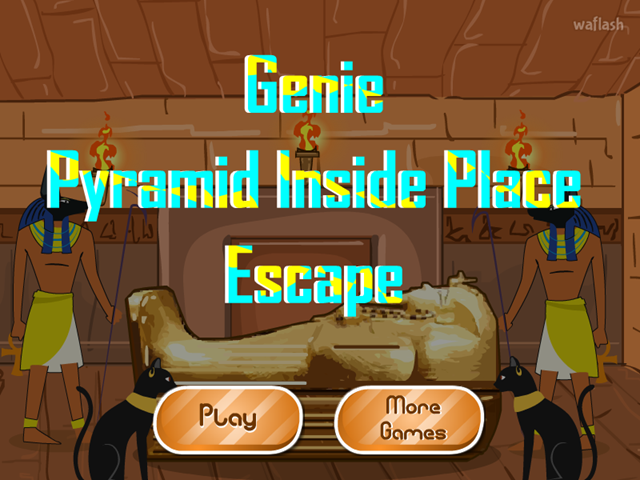 GFG 피라미드 내부 탈출 (Genie Pyramid Inside Place Escape) 게임 화면 1