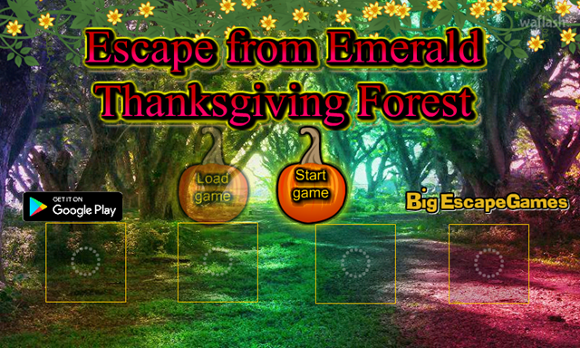 BIG Escape from Emerald Thanksgiving Forest 게임 화면 1