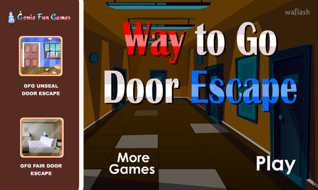 GFG 웨이 투 고 도어 이스케이프 (Way to Go Door Escape) 게임 화면 1