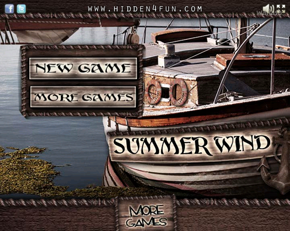 Hidden4Fun 숨은그림찾기 - Summer Wind 게임 화면 1