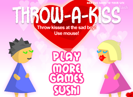 스로우 어 키스 (Throw-A-Kiss) 게임 화면 1