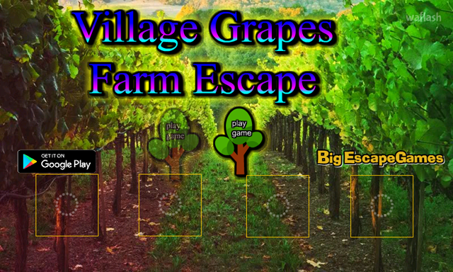 BIG 시골 포도농장 탈출 (BIG Village Grapes Farm Escape) 게임 화면 1