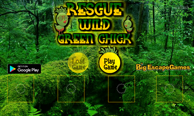BIG 야생 초록 병아리 구출 (BIG Rescue Wild Green Chick) 게임 화면 1