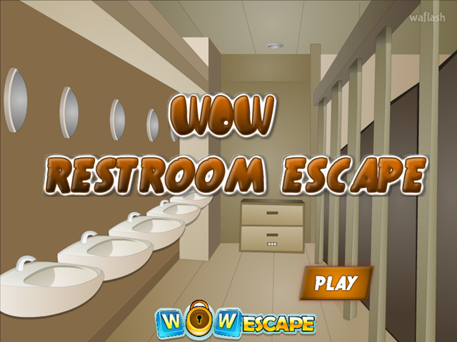 화장실 탈출 (WOW Restroom Escape) 게임 화면 1
