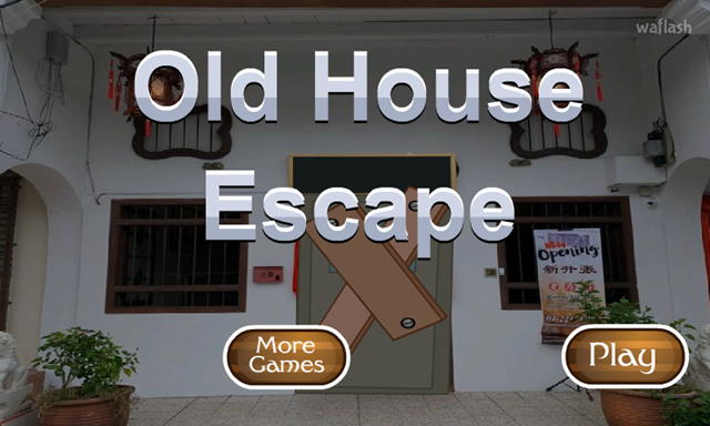 GFG 올드 하우스 이스케이프 (Old House Escape) 게임 화면 1