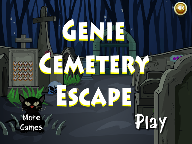 GFG 묘지 탈출 (Genie Cemetery Escape) 게임 화면 1