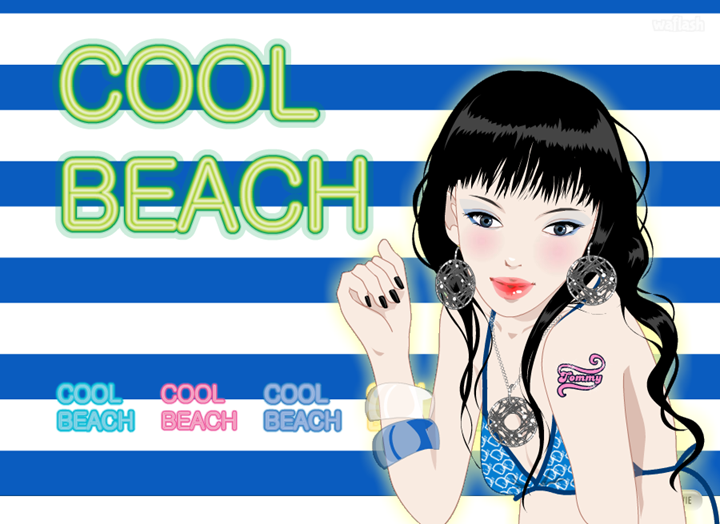 쁘띠파우더 - 쿨 비치 (Cool Beach) 게임 화면 1