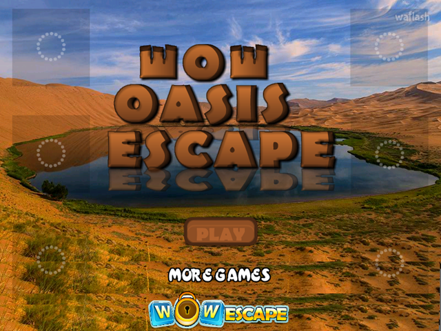 오아시스 탈출 (Wow Oasis Escape) 게임 화면 1