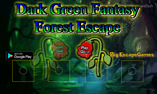 BIG 다크 그린 판타지 포레스트 이스케이프 (BIG Dark Green Fantasy Forest Escape) 게임 화면 1