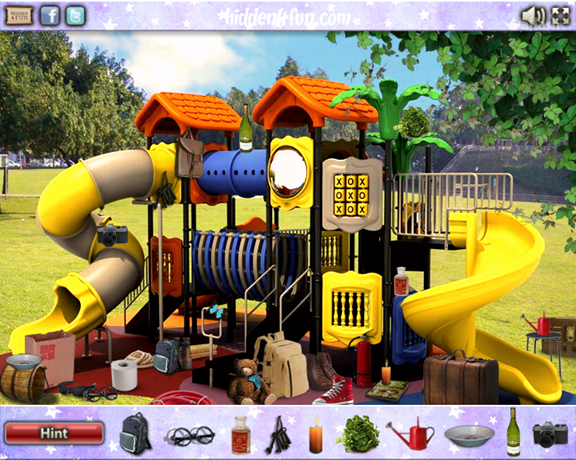 Hidden4Fun 숨은그림찾기 - Sunday Morning at the Playground 게임 화면 2
