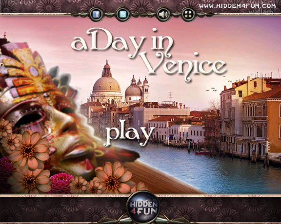 Hidden4Fun 숨은그림찾기 - A Day in Venice 게임 화면 1