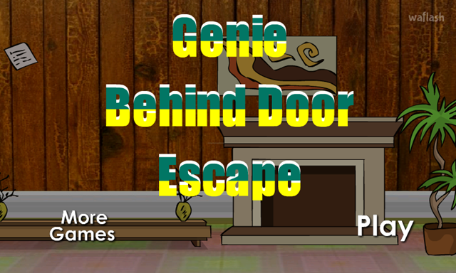 GFG 비하인드 도어 이스케이프 (Genie Behind Door Escape) 게임 화면 1