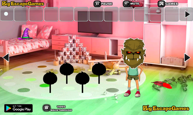 BIG 트리키 할로윈 키즈 룸 이스케이프 (Tricky Halloween Kids Room Escape) 게임 화면 2