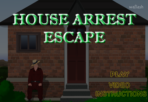 하우스 어레스트 이스케이프 (123bee House Arrest Escape) 게임 화면 1