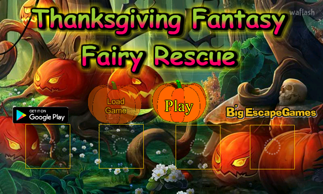 BIG 땡스기빙 판타지 페어리 레스큐 (BIG Thanksgiving Fantasy Fairy Rescue) 게임 화면 1