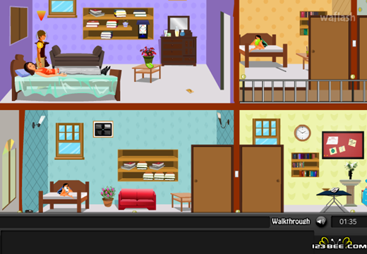 여자 기숙사 탈출 (123bee Girls Dormitory Escape) 게임 화면 2