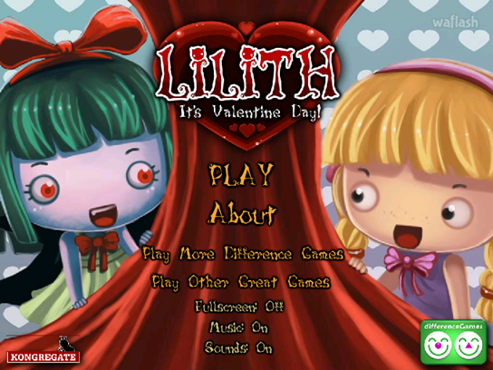 Lilith: It's Valentine Day 게임 화면 1