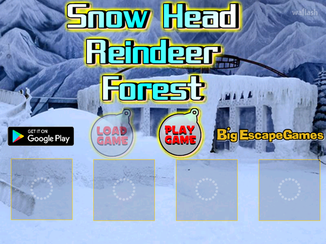 BIG 스노우 헤드 레인디어 포레스트 (BIG Snow Head Reindeer Forest) 게임 화면 1