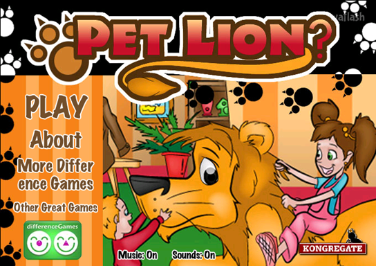 틀린그림찾기 - Pet Lion? 게임 화면 1