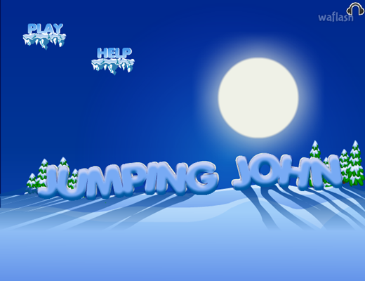 점핑 존 (Jumping John) 게임 화면 1