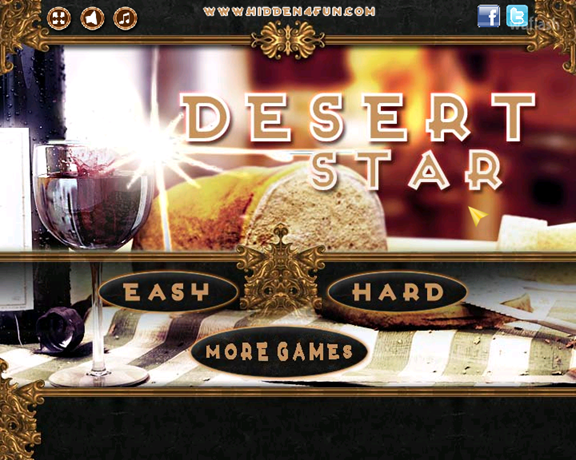 Hidden4Fun 숨은그림찾기 - Desert Star 게임 화면 1